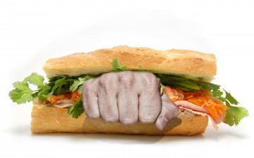 Картинка юмор приколы еда рука фон