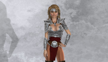 обоя 3д графика, люди , people, девушка, фон, взгляд