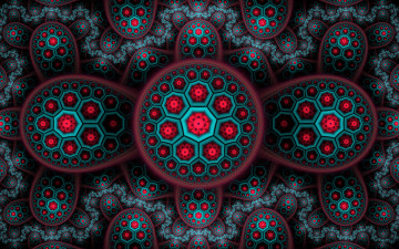 Картинка 3д+графика фракталы+ fractal цвета фон узор