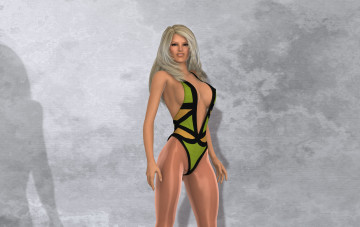 Картинка 3д+графика люди+ people девушка фон взгляд