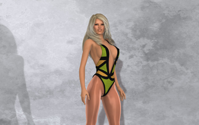 Обои картинки фото 3д графика, люди , people, девушка, фон, взгляд