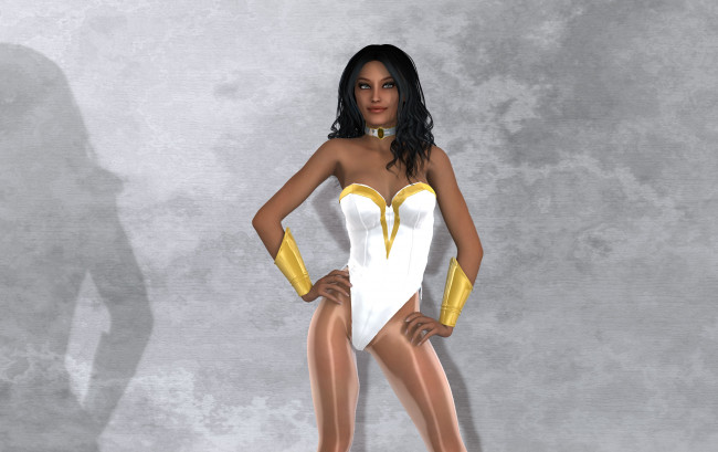 Обои картинки фото 3д графика, люди , people, фон, взгляд, девушка