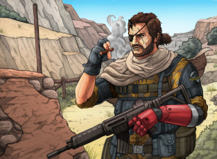 Картинка видео+игры metal+gear+solid+v +the+phantom+pain metal gear solid v action шутер боевик арт the phantom pain