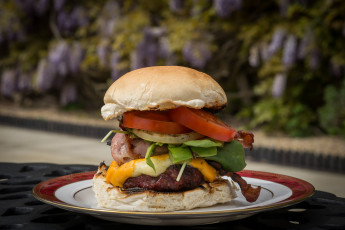 Картинка еда бутерброды +гамбургеры +канапе гамбургер