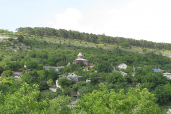 Картинка города -+панорамы крым бахчисарай панорама горы зелень