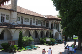 Картинка города -+исторические +архитектурные+памятники ханский дворец бахчисарай крым