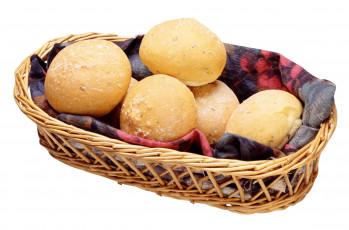 Картинка еда хлеб +выпечка булки ткань корзина