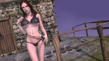 Картинка 3д+графика люди+ people фон взгляд девушка