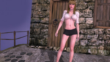 Картинка 3д+графика люди+ people фон взгляд девушка