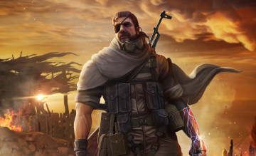 Картинка видео+игры metal+gear+solid+v +the+phantom+pain action the phantom pain арт боевик шутер metal gear solid v