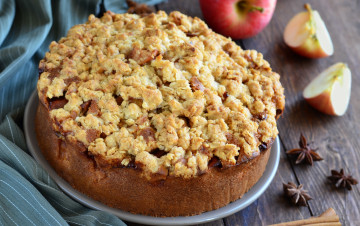 Картинка еда пироги выпечка яблочный пирог