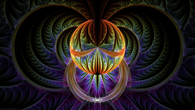 Обои картинки фото 3д графика, фракталы , fractal, узор, фон, цвета