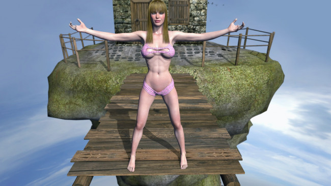 Обои картинки фото 3д графика, люди , people, девушка, фон, взгляд