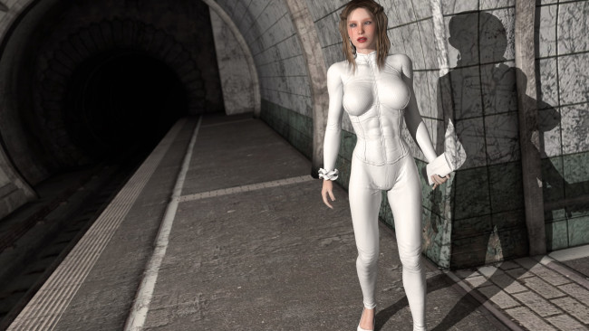 Обои картинки фото 3д графика, люди , people, фон, взгляд, девушка