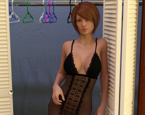 Картинка 3д+графика люди+ people фон взгляд девушка