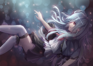 Картинка аниме unknown +другое фон взгляд девушка