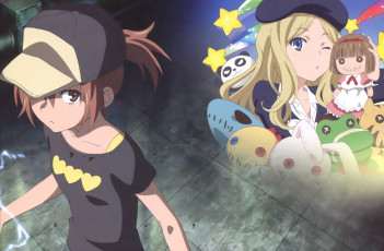 Картинка аниме toaru+majutsu+no+index девушка фон взгляд