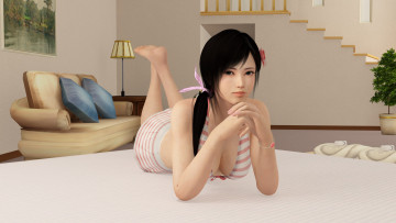 Картинка 3д+графика аниме+ anime фон взгляд девушка