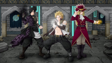 Картинка аниме fairy+tail парни