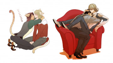 Картинка аниме tiger+and+bunny барнаби котецу