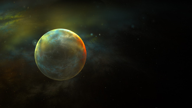 Обои картинки фото космос, арт, планета, галактика, вселенная