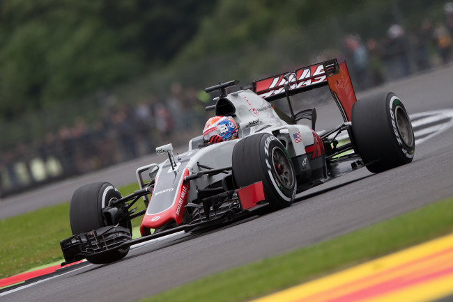 Обои картинки фото спорт, формула 1, 2016г, haas, vf-16, скорость, гонки