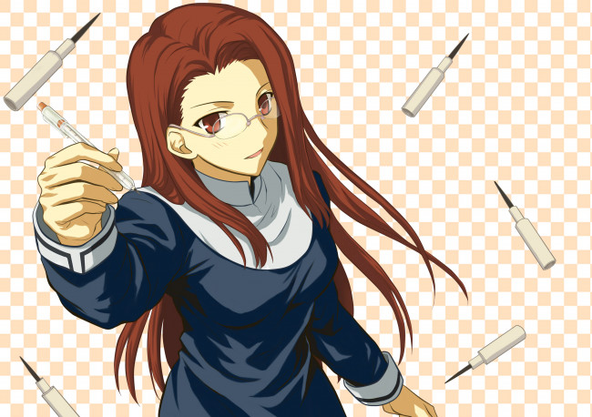 Обои картинки фото аниме, kara no kyokai, девушка, взгляд, фон