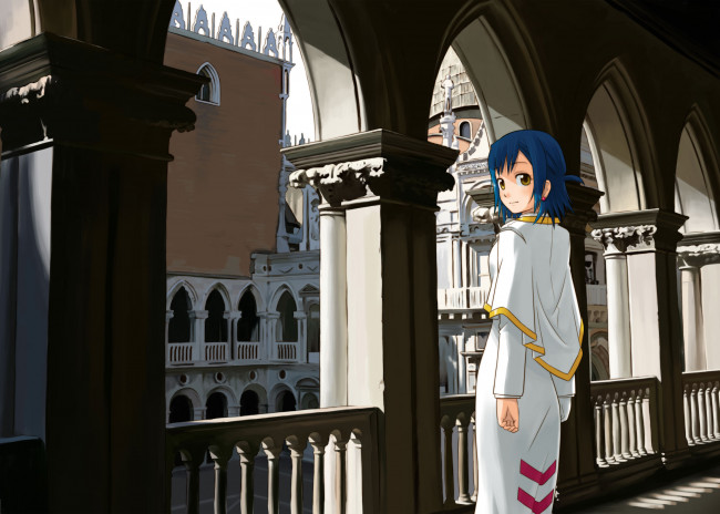 Обои картинки фото аниме, aria