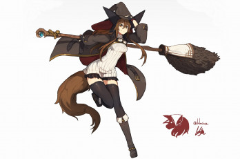 Картинка аниме магия +колдовство +halloween lansane