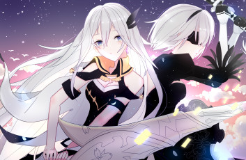 Картинка аниме оружие +техника +технологии aliasing