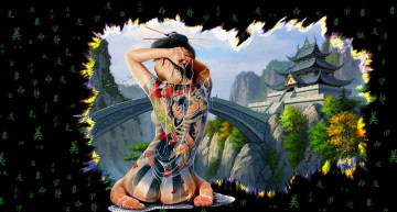 Картинка фэнтези девушки арт тату девушка