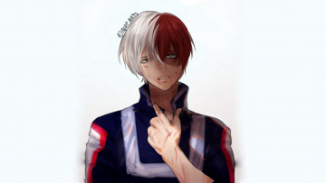 Картинка аниме boku+no+hero+academia парень