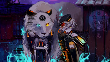 Картинка аниме touken+ranbu танец мечей