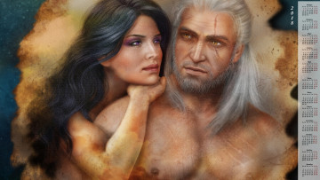 Картинка календари фэнтези ведьмак мужчина женщина