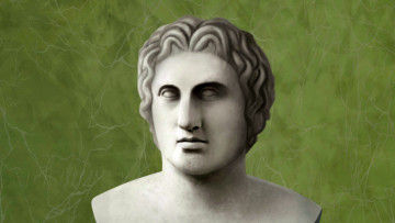 Картинка рисованное -+другое лицо скульптура