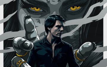 Картинка рисованное кино artwork sofia boutella ton cruise ring movie tatoo bakemono hand eyes the mummy monster egypt film cinema