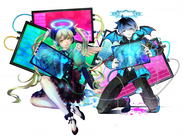 Обои картинки фото аниме, vocaloid, вокалоид