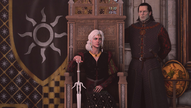 Обои картинки фото 3д графика, фантазия , fantasy, девушка, фон, взгляд