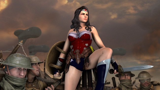 Обои картинки фото 3д графика, фантазия , fantasy, девушка, фон, взгляд