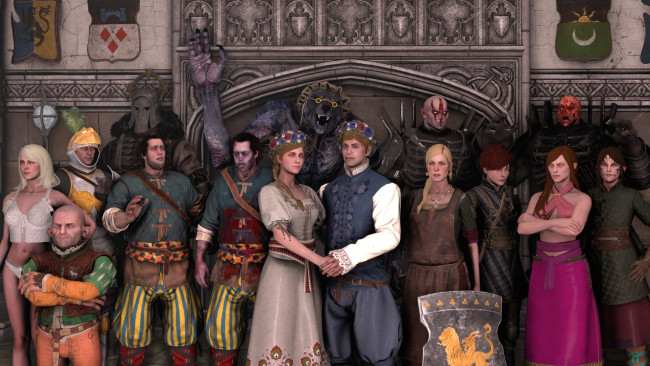 Обои картинки фото 3д графика, фантазия , fantasy, взгляд, фон, девушка