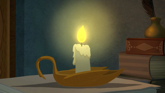 Обои картинки фото рисованное, - другое, книга, пламя, свеча