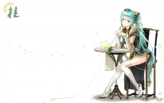 Обои картинки фото аниме, vocaloid, hatsune, miku