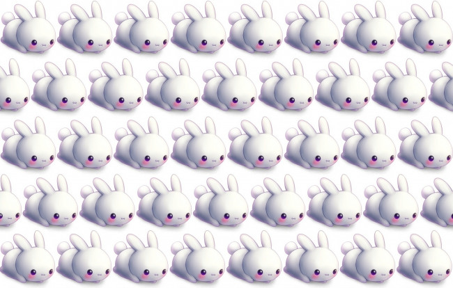 Обои картинки фото векторная графика, животные , animals, фон, кролики