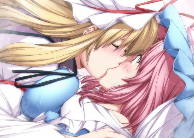 Обои картинки фото аниме, touhou