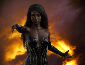 Картинка 3д+графика фантазия+ fantasy фон взгляд девушка