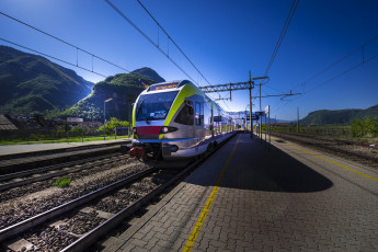 Картинка техника поезда состав локомотив