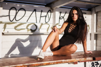 Картинка девушка девушки -unsort+ брюнетки темноволосые модель