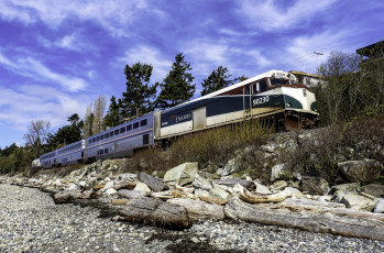 Картинка техника поезда состав локомотив