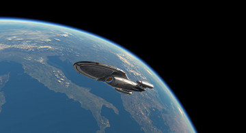 Картинка 3д+графика космические+корабли +звездолеты+ spaceships +starships галактики вселенная полет космический корабль