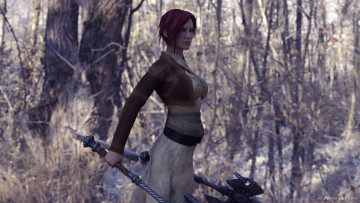 Картинка 3д+графика фантазия+ fantasy фон девушка взгляд